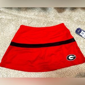 UGA University of Georgia tennis skirt or golf skirt. NWT size small